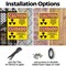 Signmission Radiation & Laser Sign, 14 in H x 10 in W, Plastic, Rectangle OS-2PACK-CR-P-1014-L-10167 - alternate 4